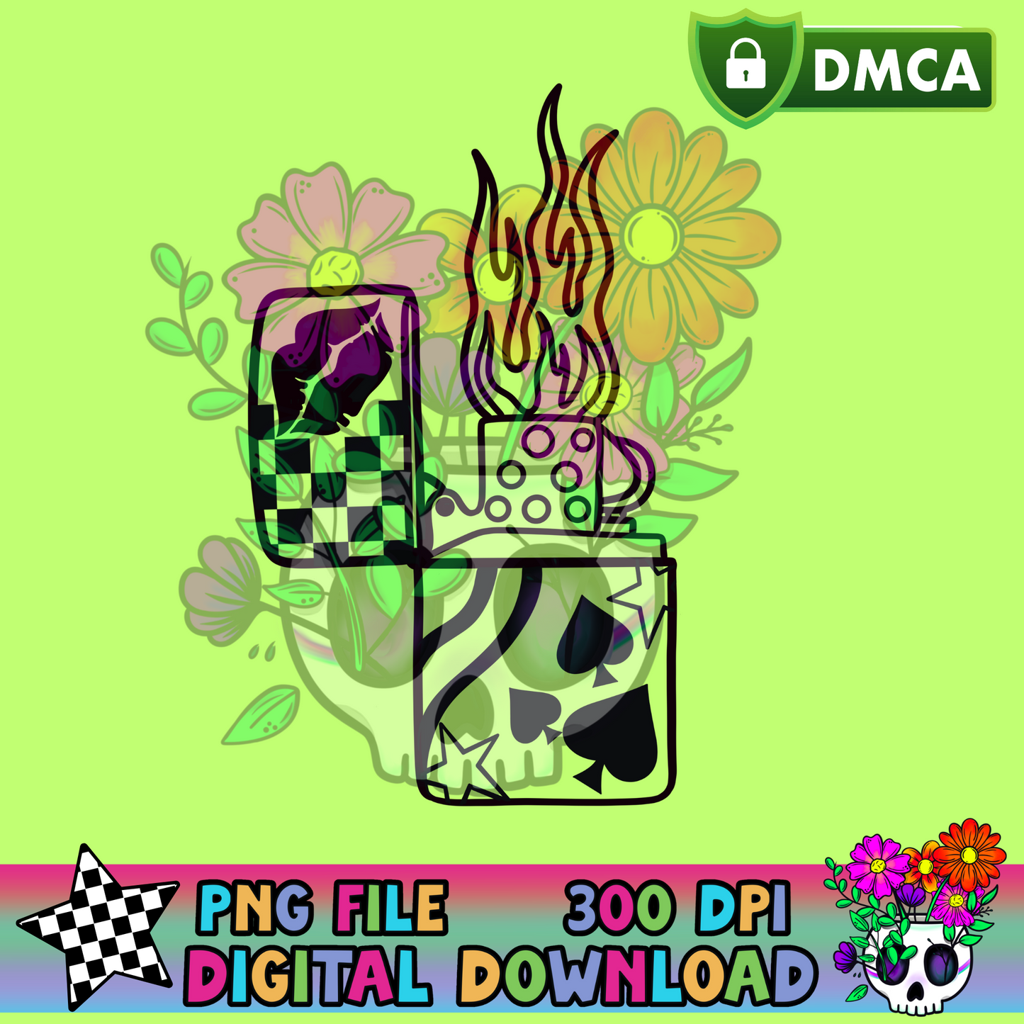 KIssing Spades Lighter - PNG