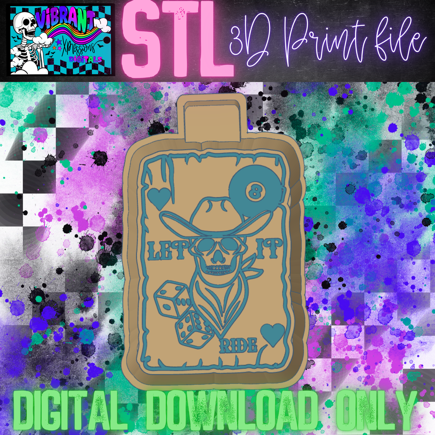 Let It Ride Mold Maker STL File