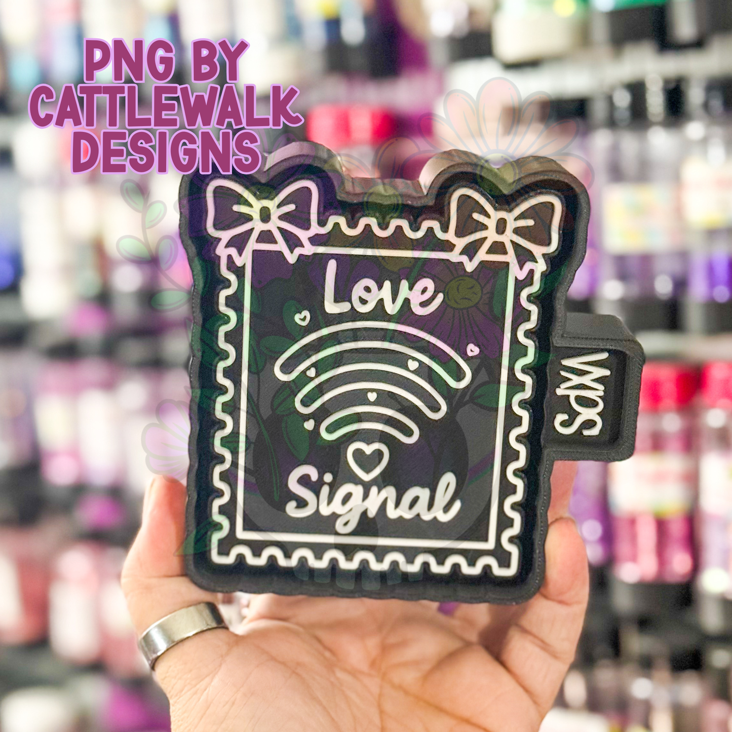 Love Signal Stamp - Freshie Mold