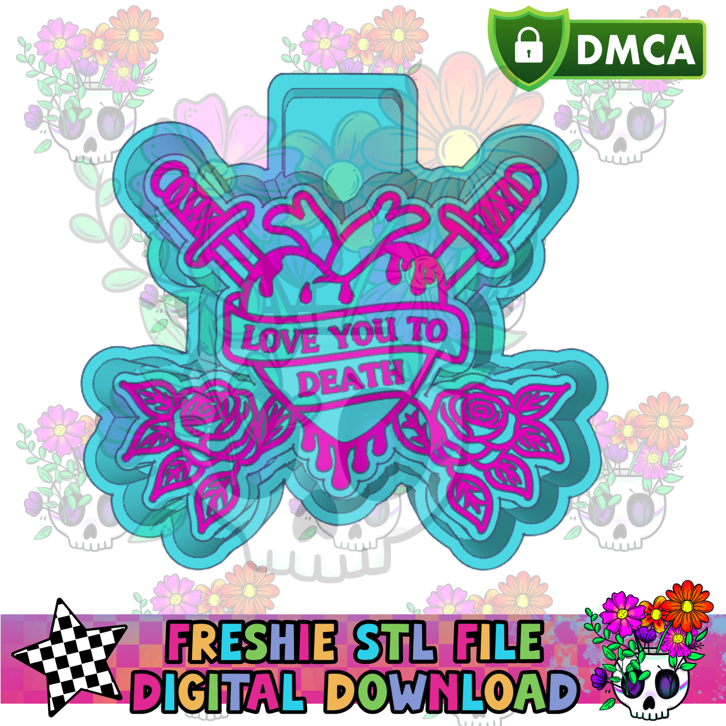 Love You to Death Mold Maker STL File