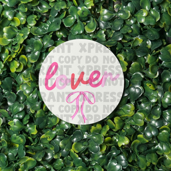 Lover - Cardstock Round