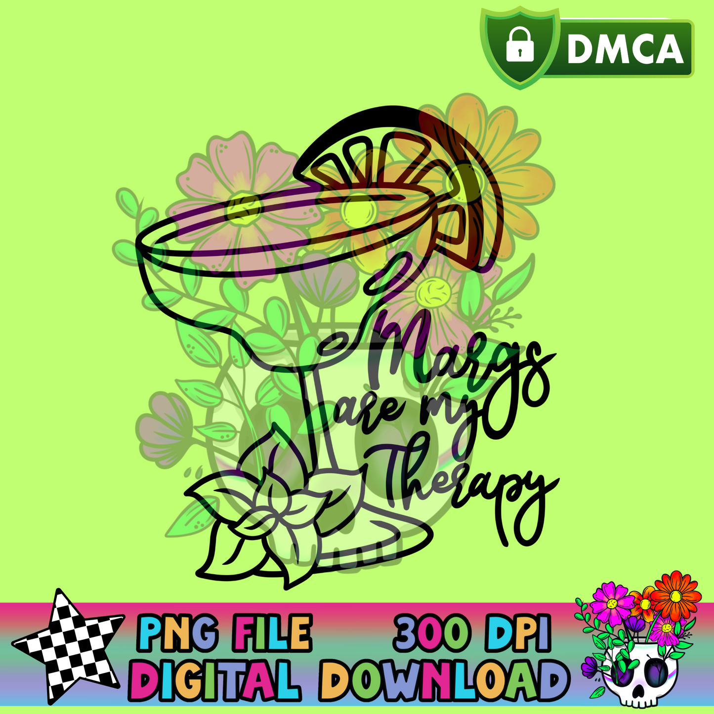 Margs are my Therapy - PNG