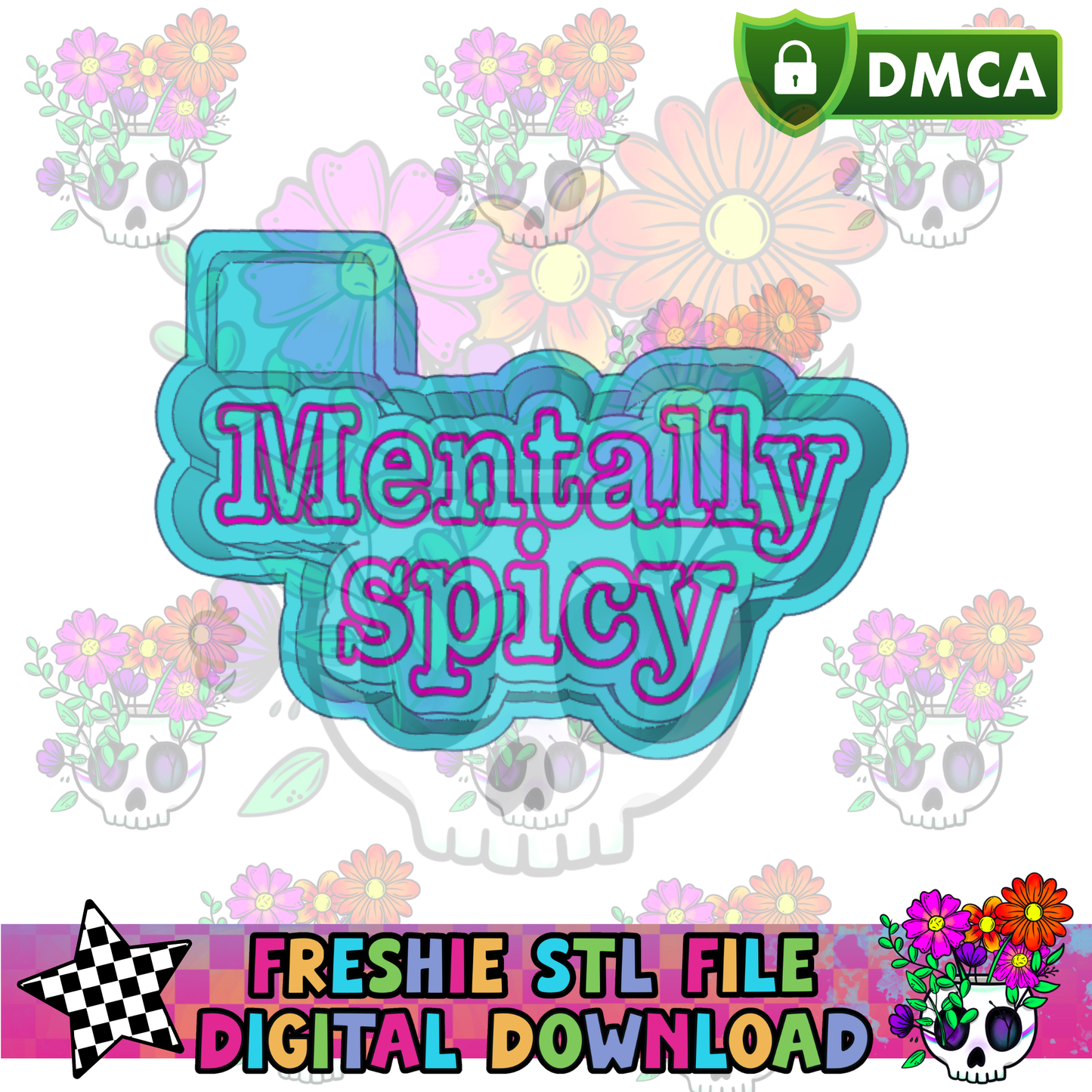 Mentally Spicy Mold Maker STL File