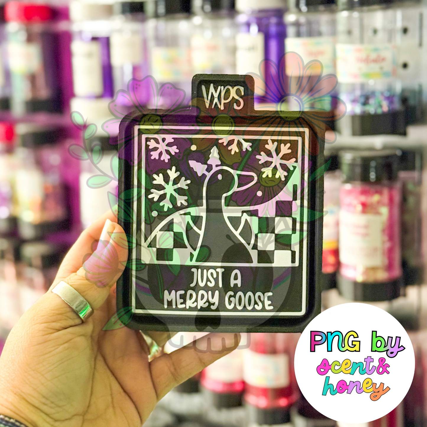 Just a Merry Goose Freshie Mold - Semi Exclusive