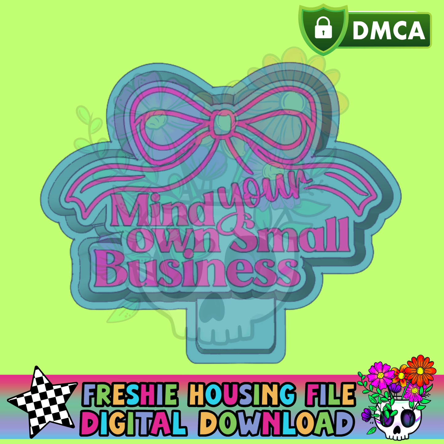 Mind Your Own Small Business (Bow) Mold Maker STL File