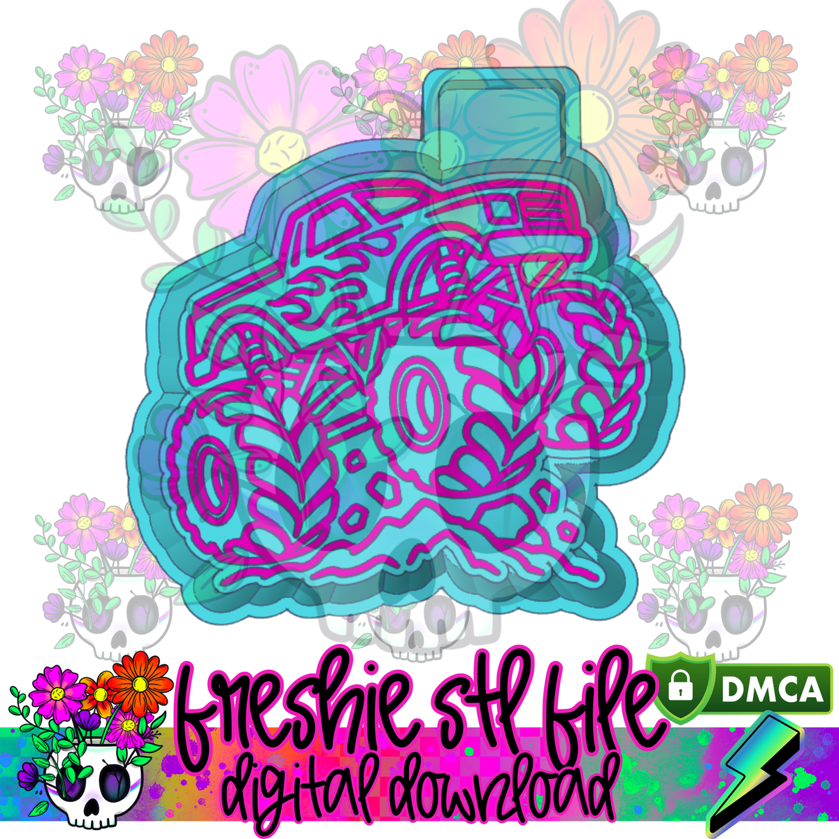 Monster Truck Mold Maker STL File