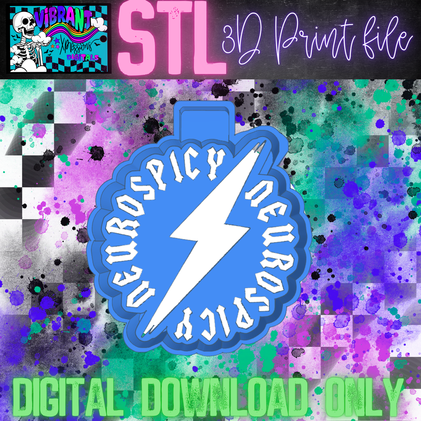 Neurospicy Circle Mold Maker STL File