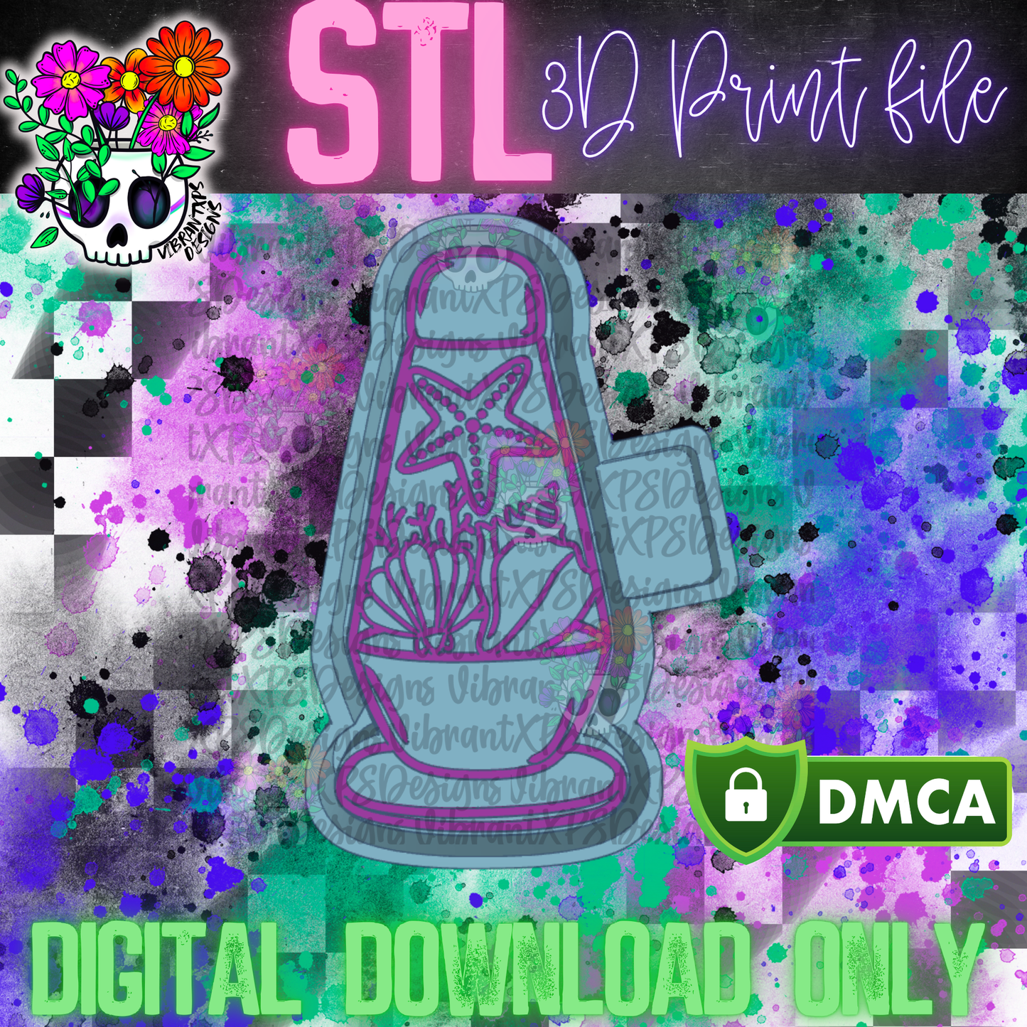 Ocean Lava Mold Maker STL File