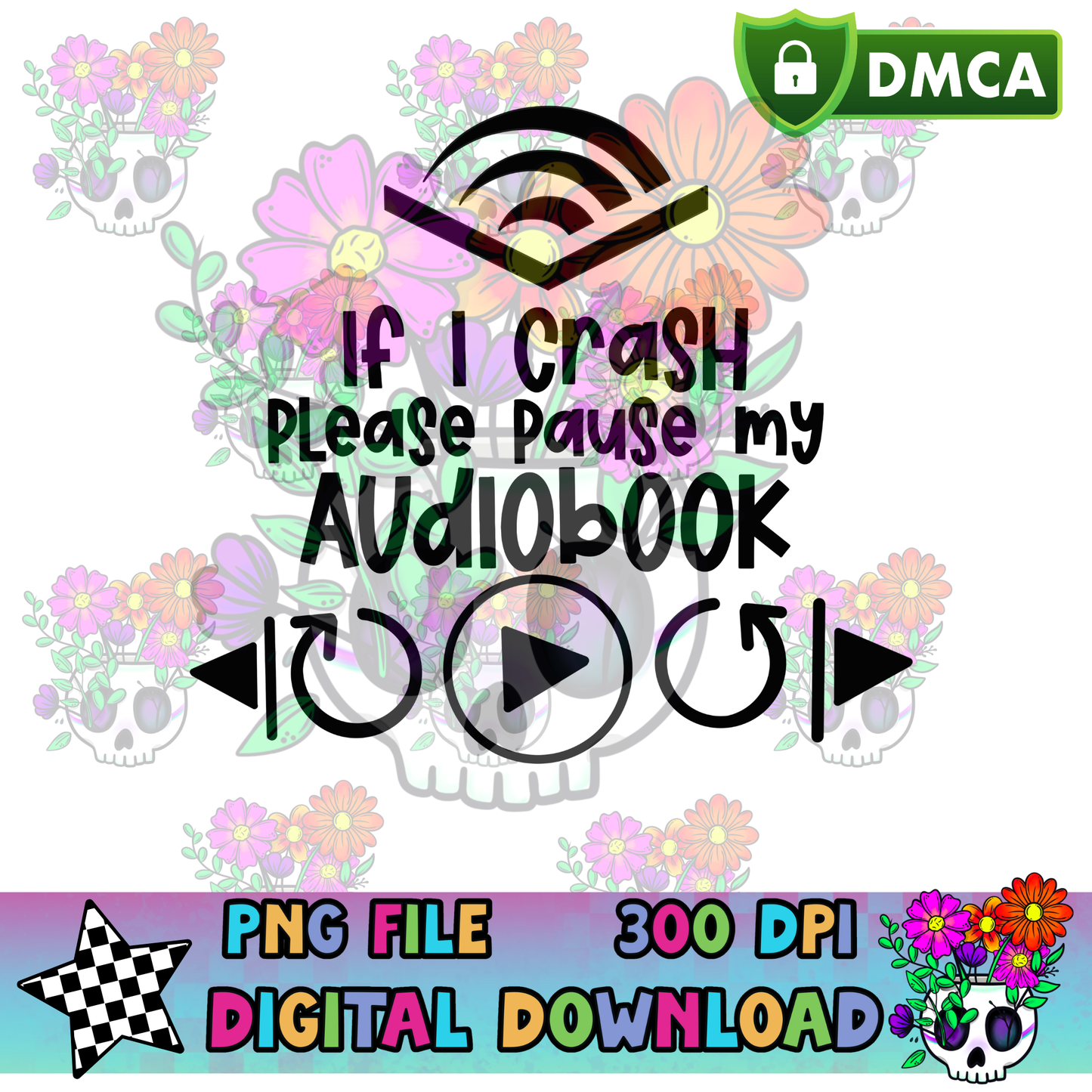 Pause My Audiobook - PNG