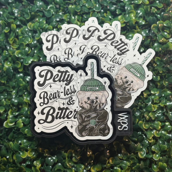 Petty Bear-Less & Bitter Mold + Cardstock