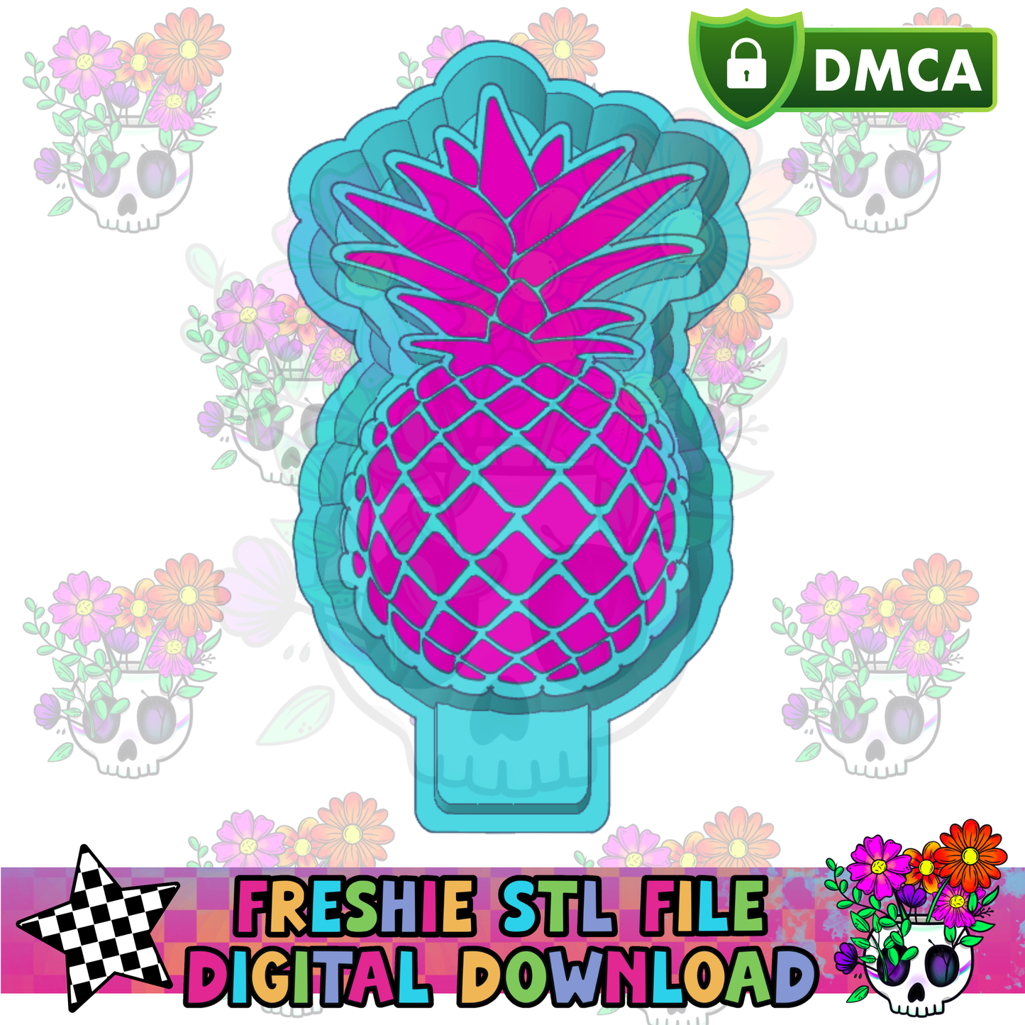 Pineapple Mold Maker STL File