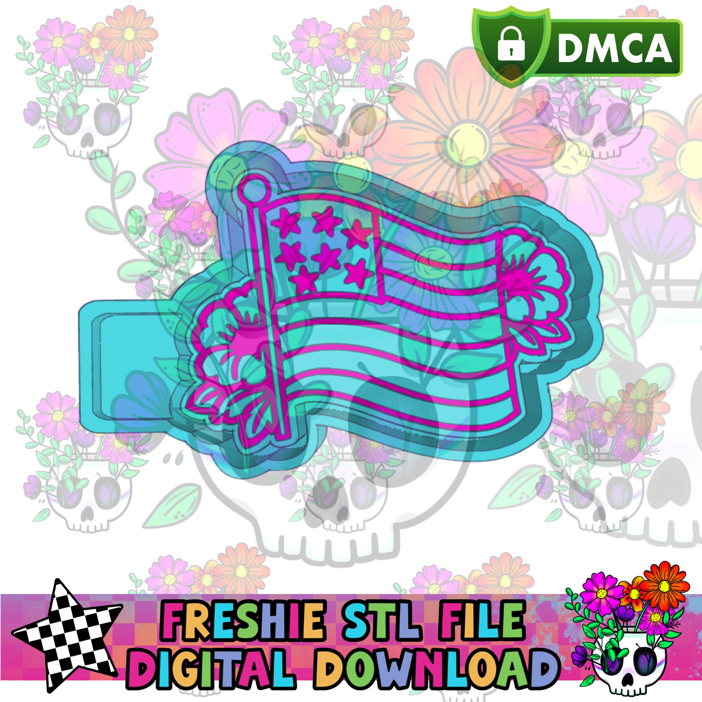 Poppy Flag Mold Maker STL File