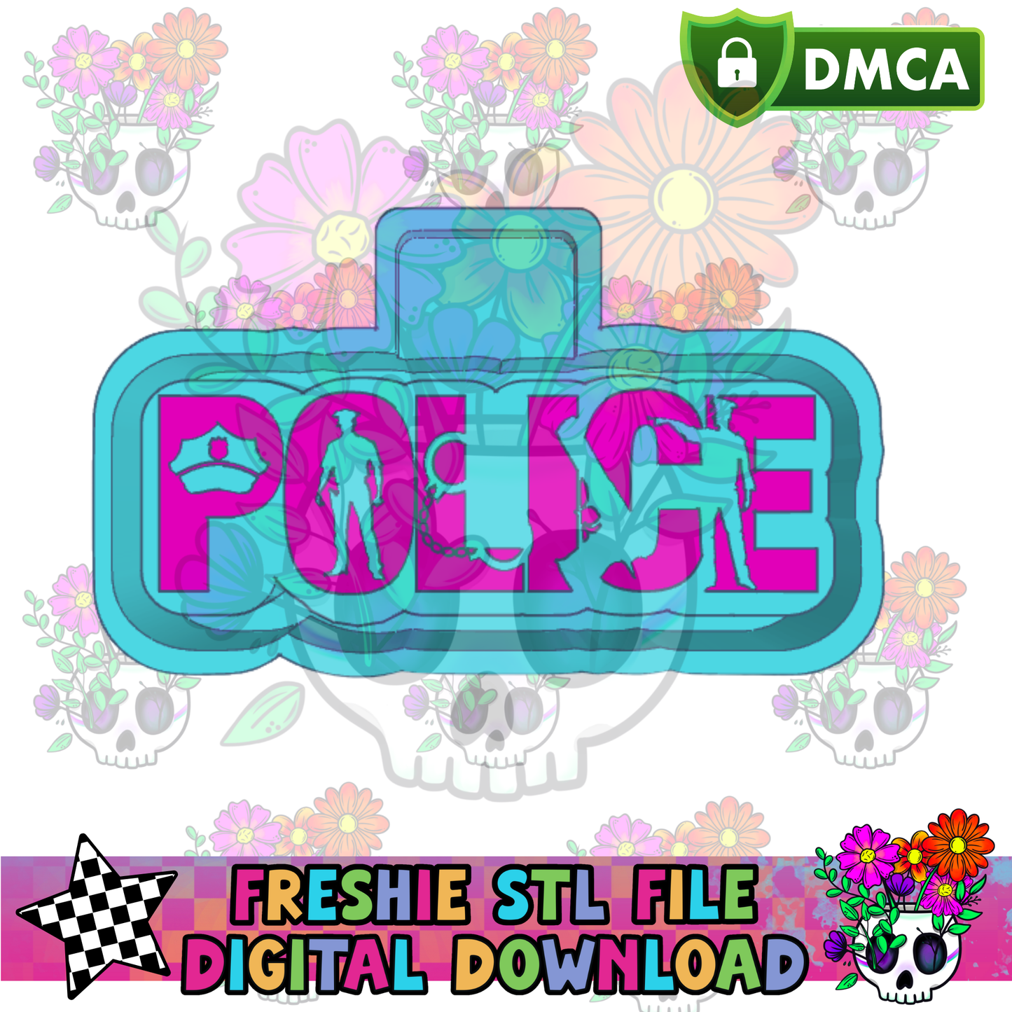 Police Housing Mold Maker STL File