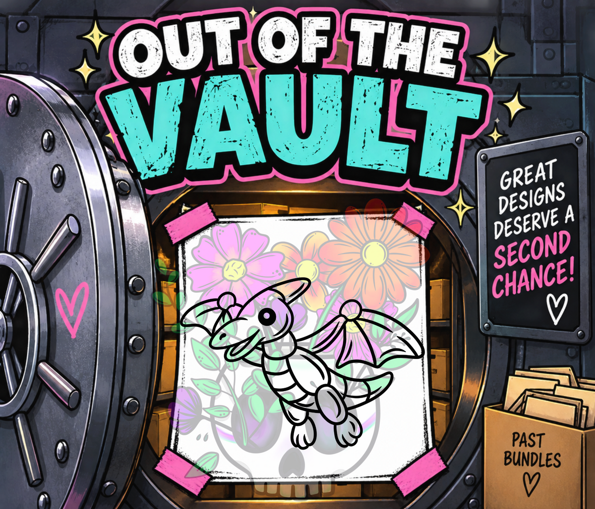 Out of the Vault - Balloon Dino Pterodactyl