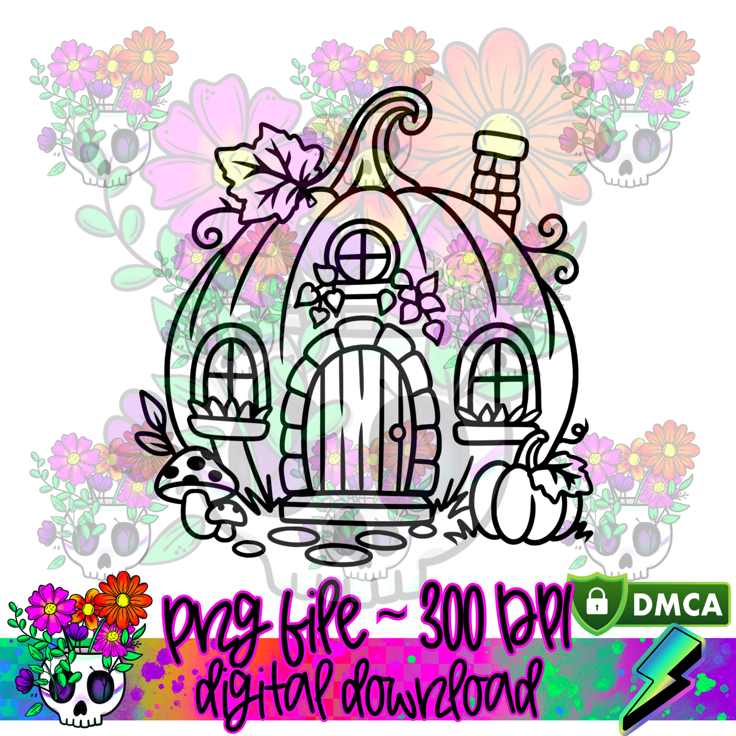 Pumpkin Cottage - PNG