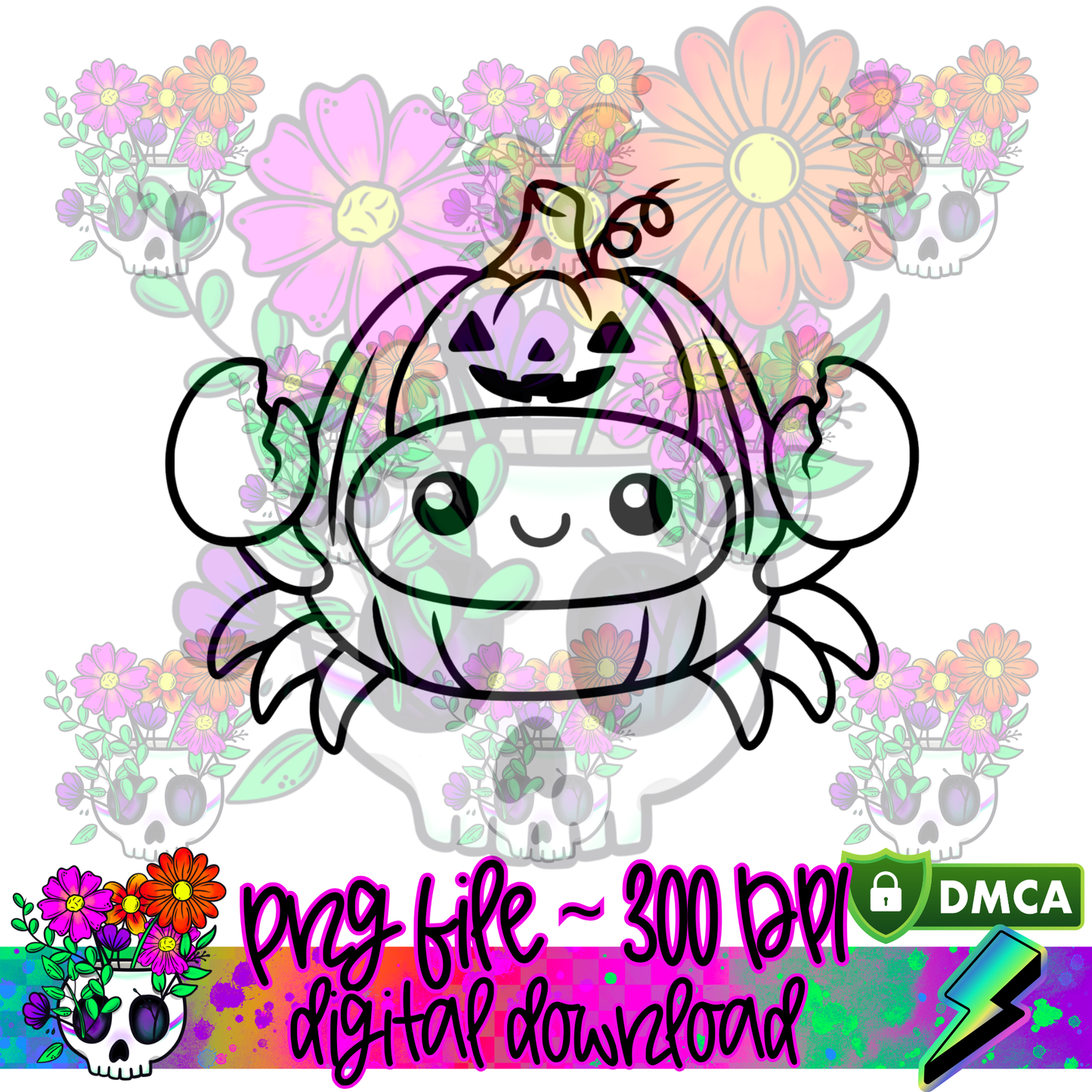 Pumpkin Crab - PNG
