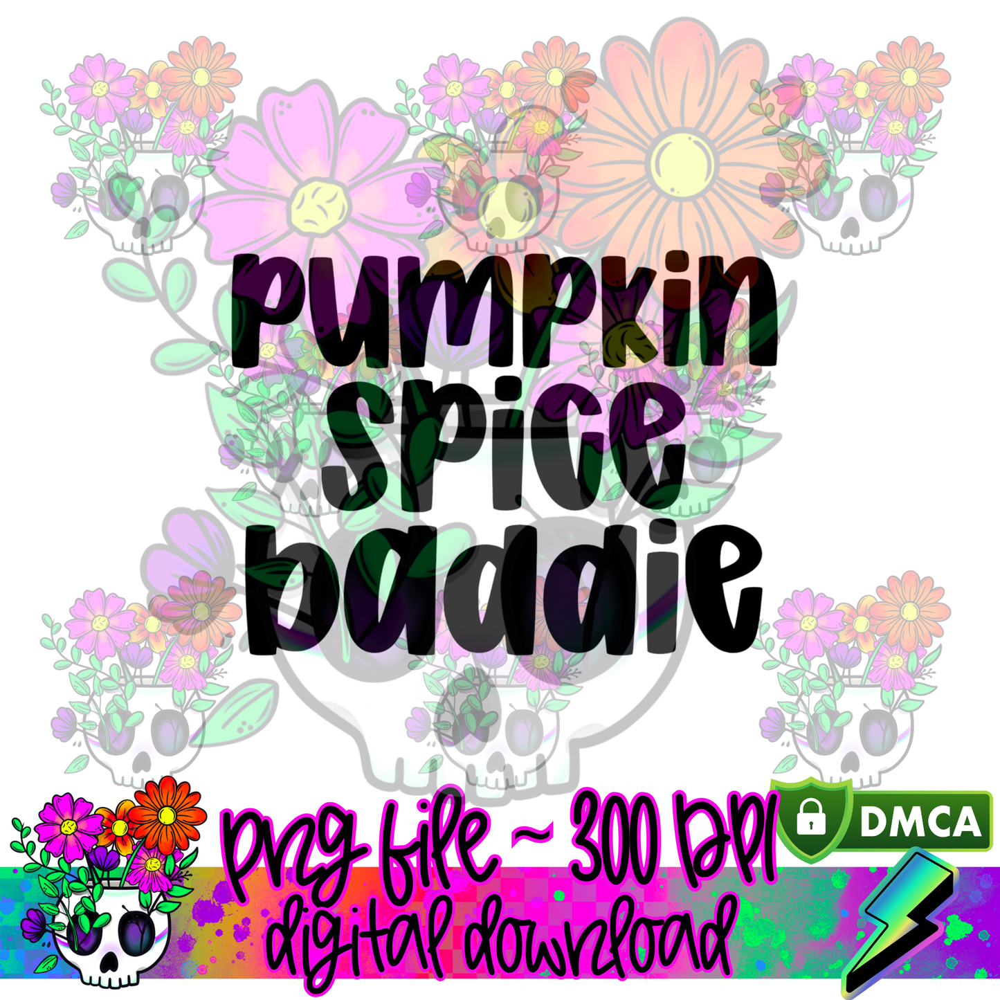 Pumpkin Spice Baddie - PNG