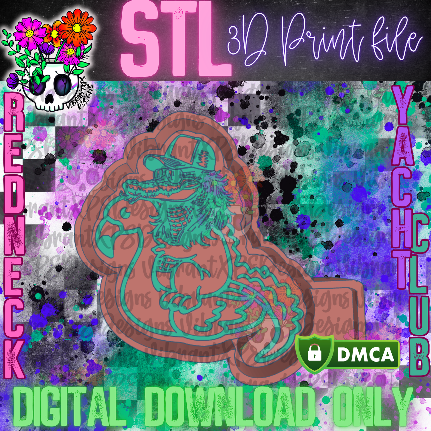 RAYC Gator Mold Maker STL File