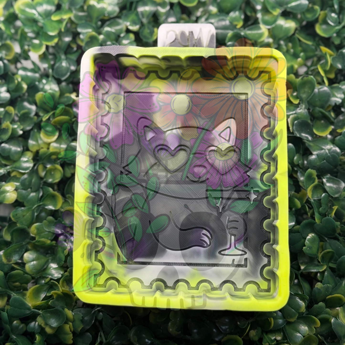 Raccoon with Martini Stamp