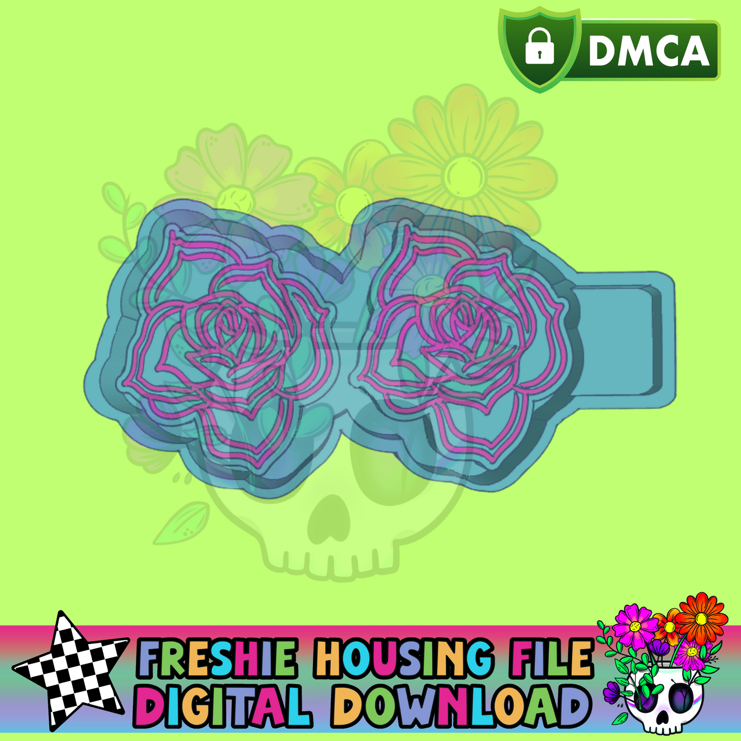 Rose Vents Mold Maker STL File