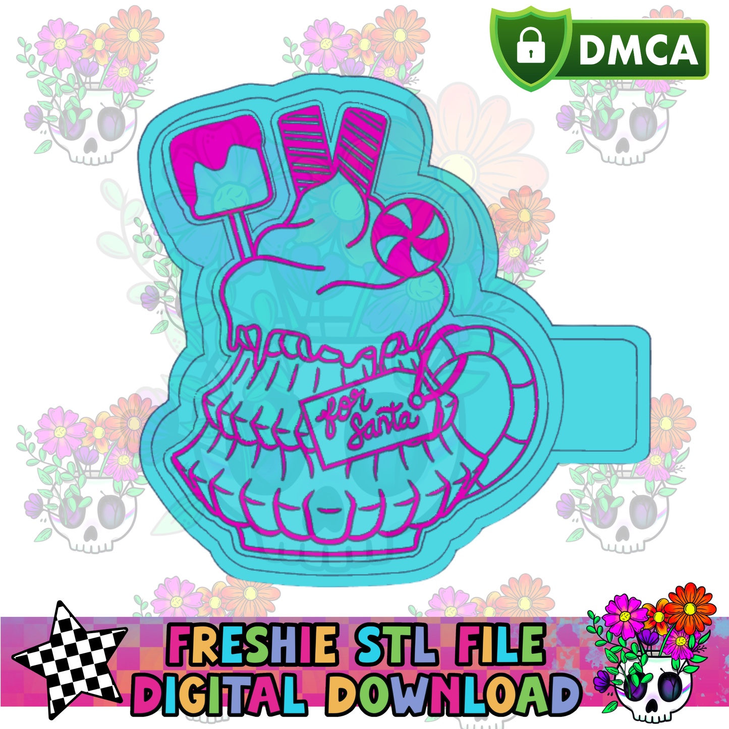 Christmas Tree Mug Mold Maker STL File