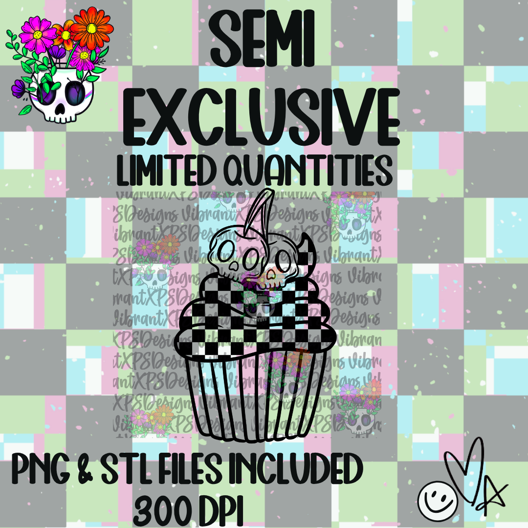 **VXP Semi Exclusive** Skull Cherry Cupcake