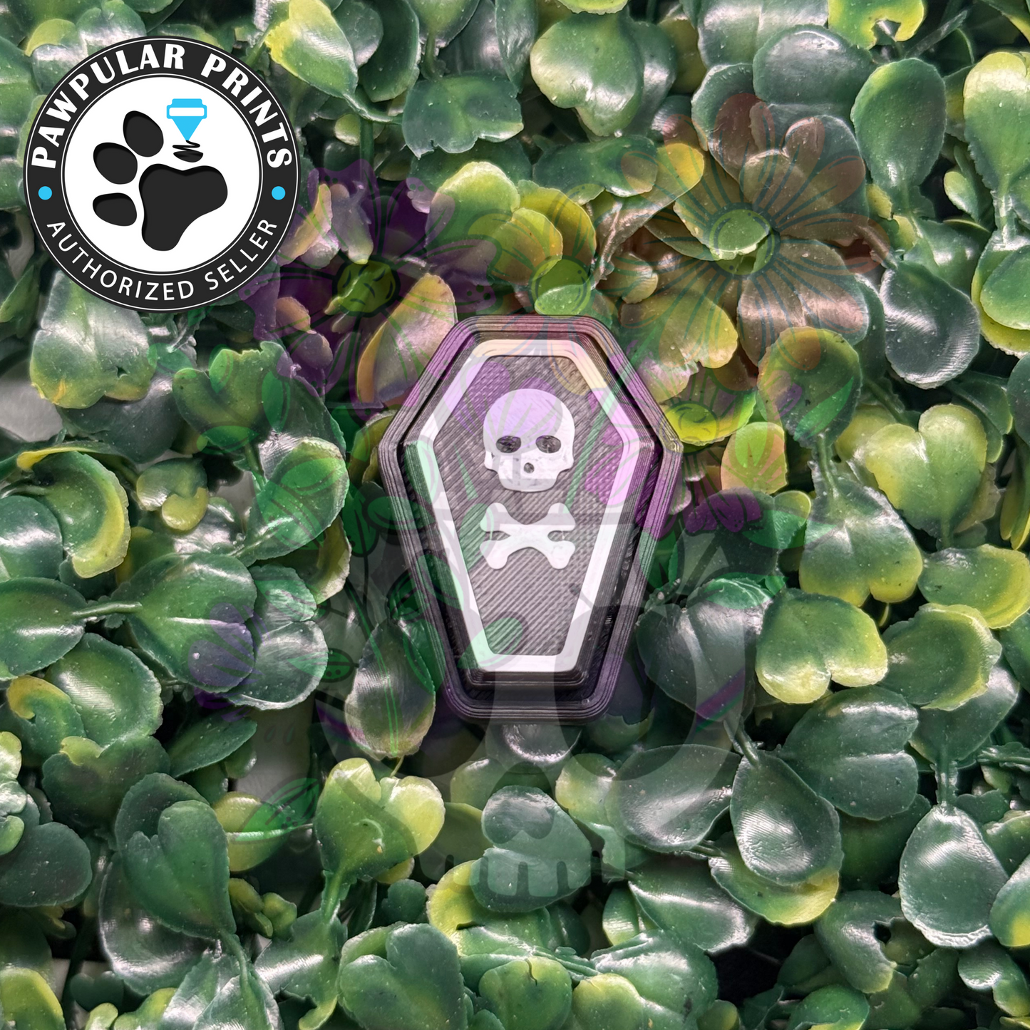 Scull & Crossbones Coffin Fidget Clicker