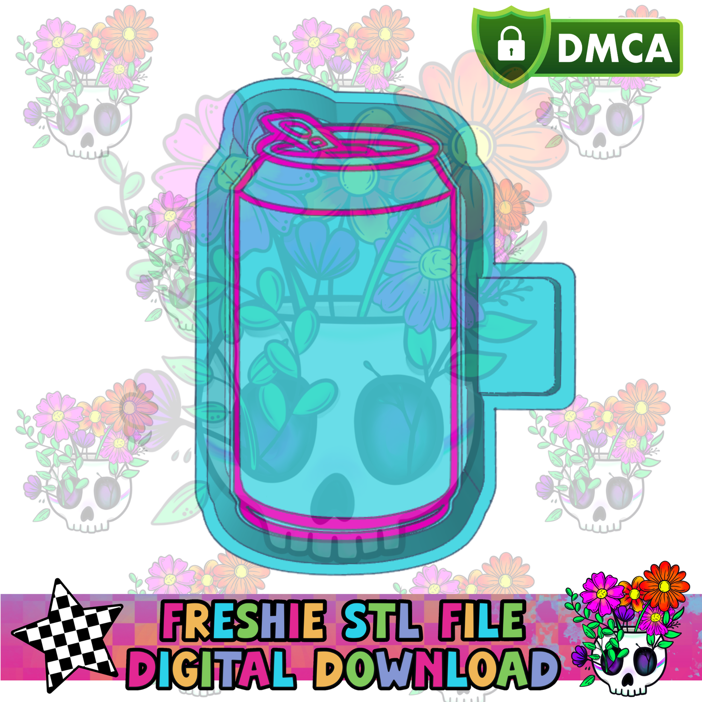 Soda Can Mold Maker STL File