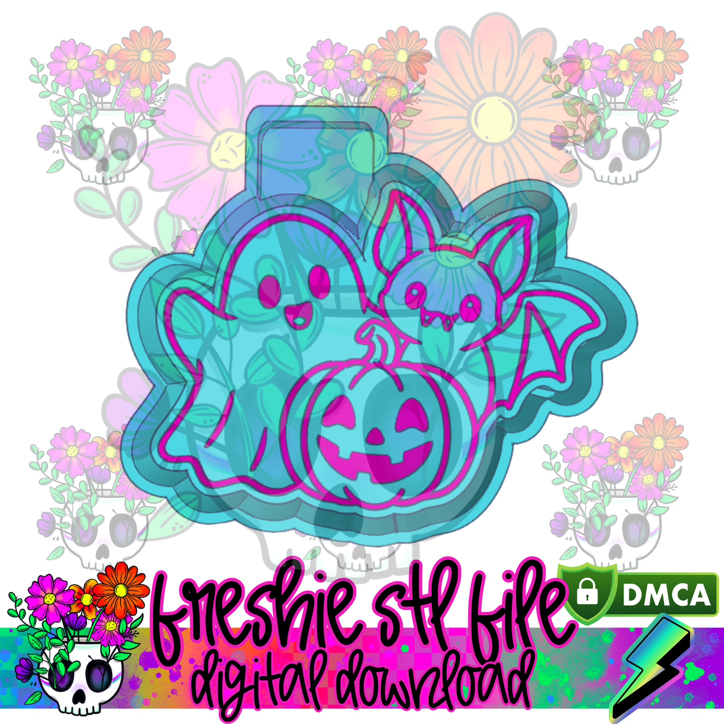 Spooky Friends Mold Maker STL File