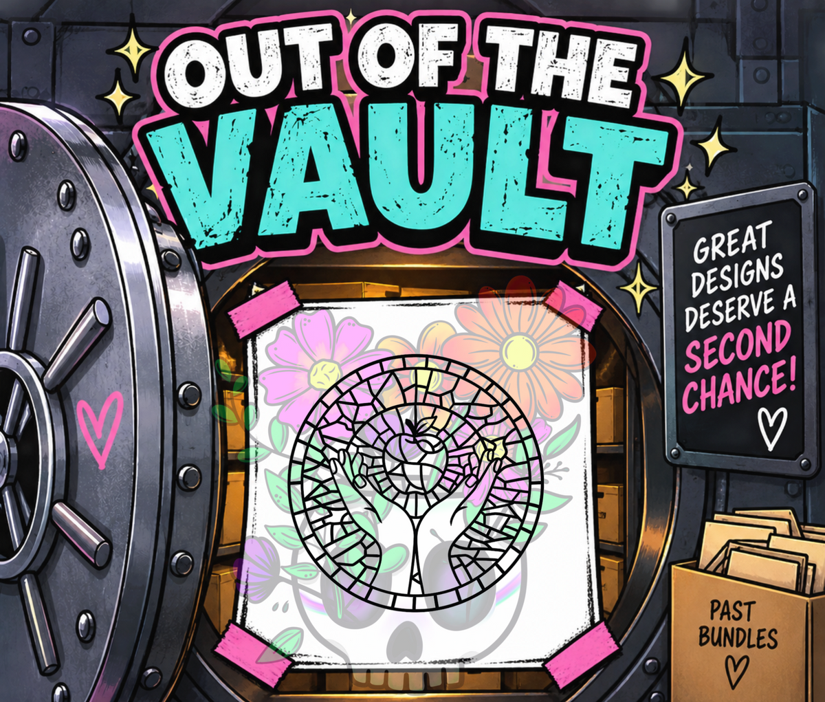 Out of the Vault - Stained Glass Apple