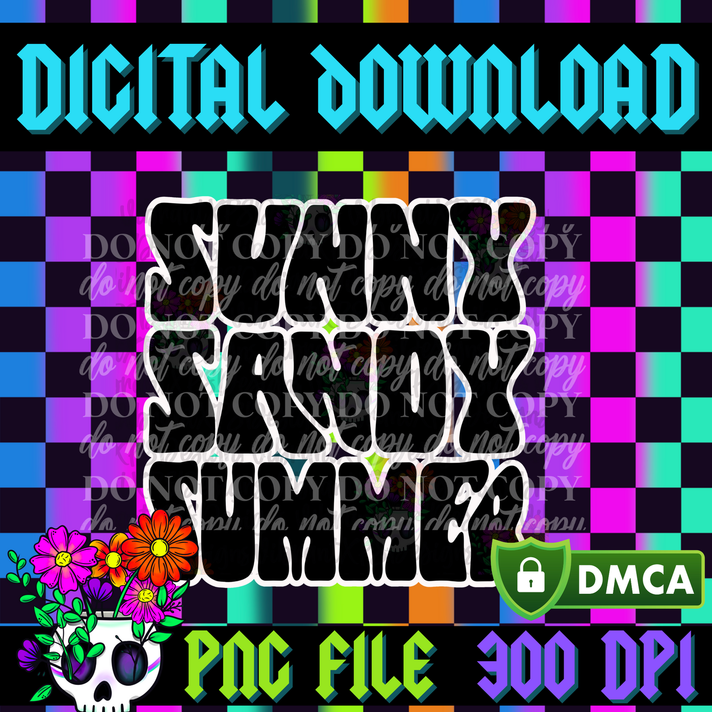 Sunny Sandy Summer- PNG