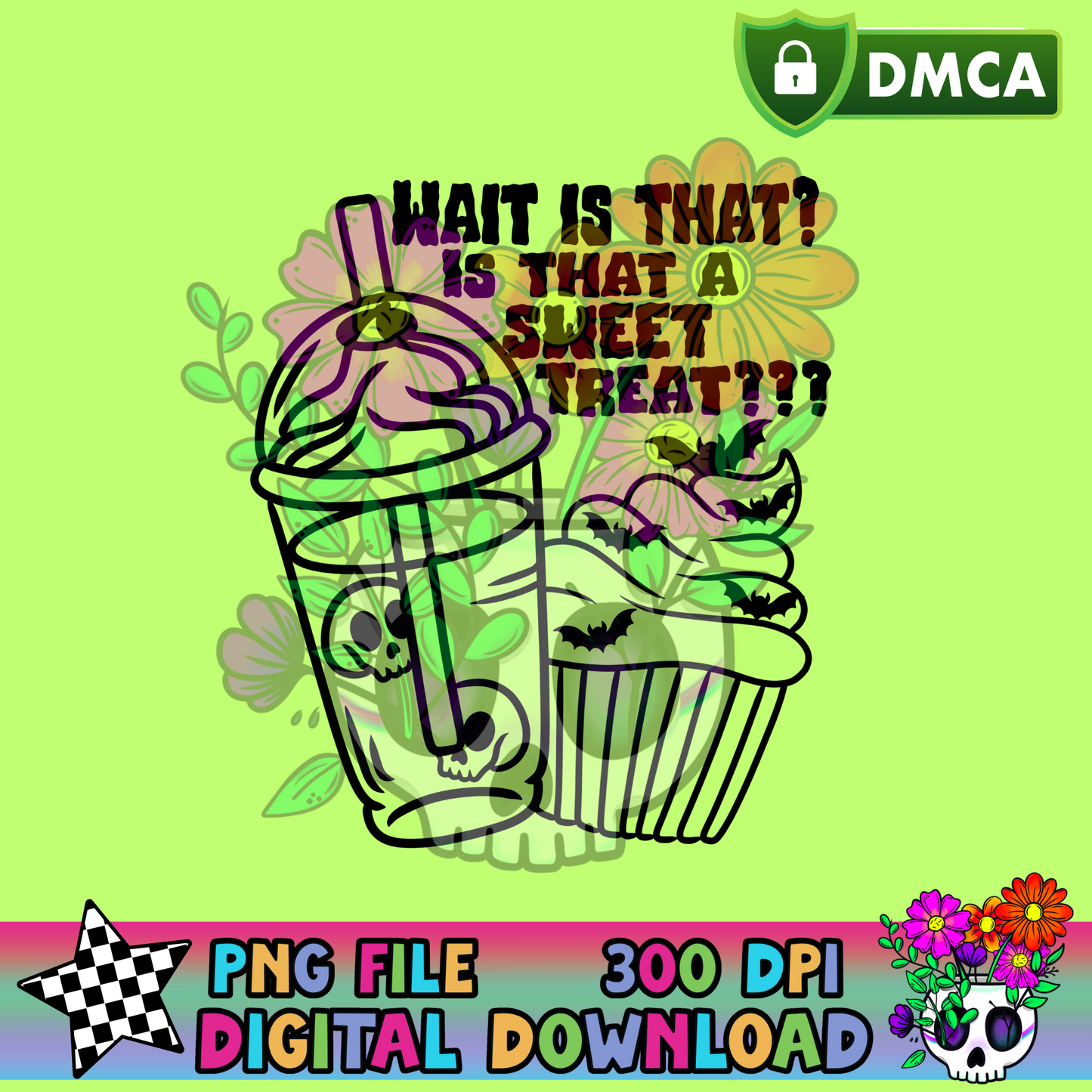 Sweet Treat Words - PNG