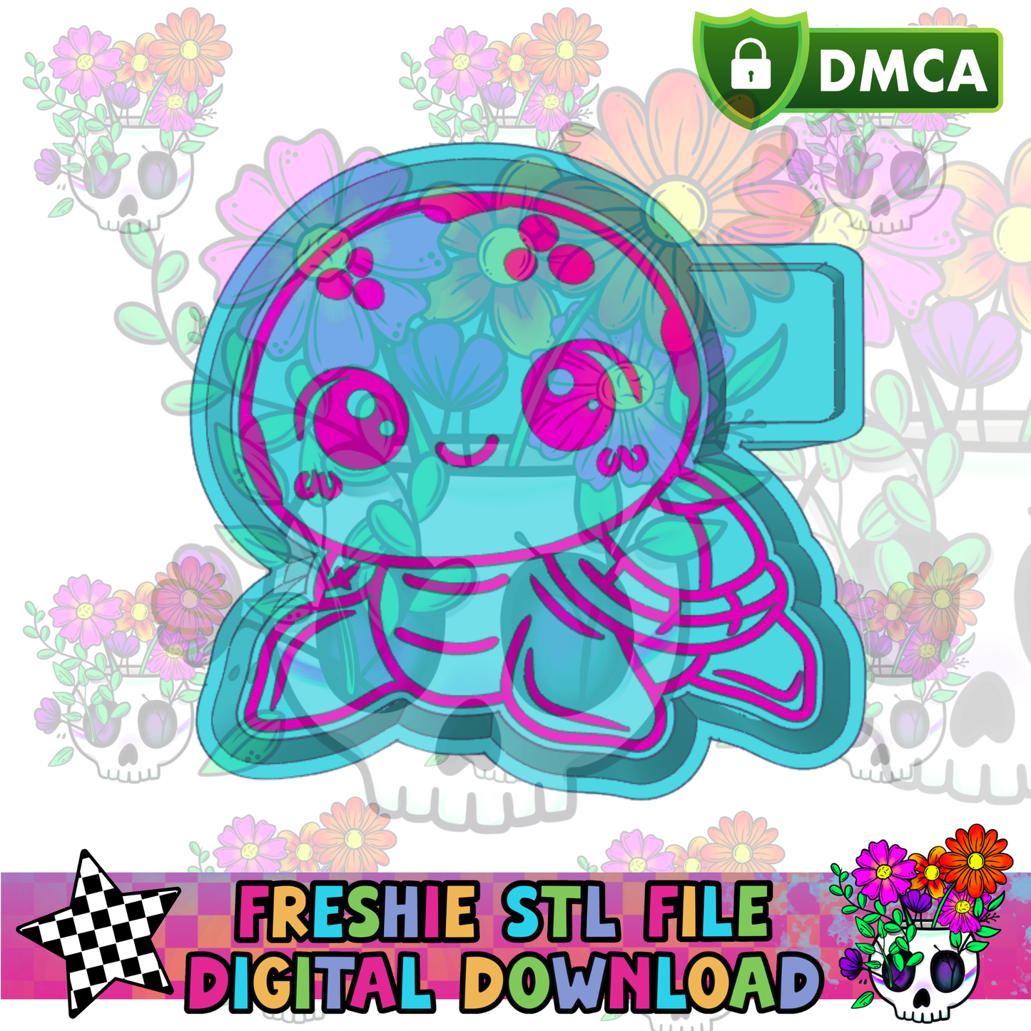 Sweet Turtle Mold Maker STL File