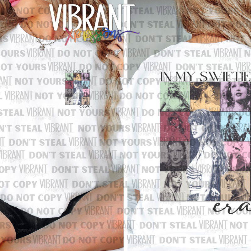 In My Swiftie Era Crewneck with Pocket & Back Design