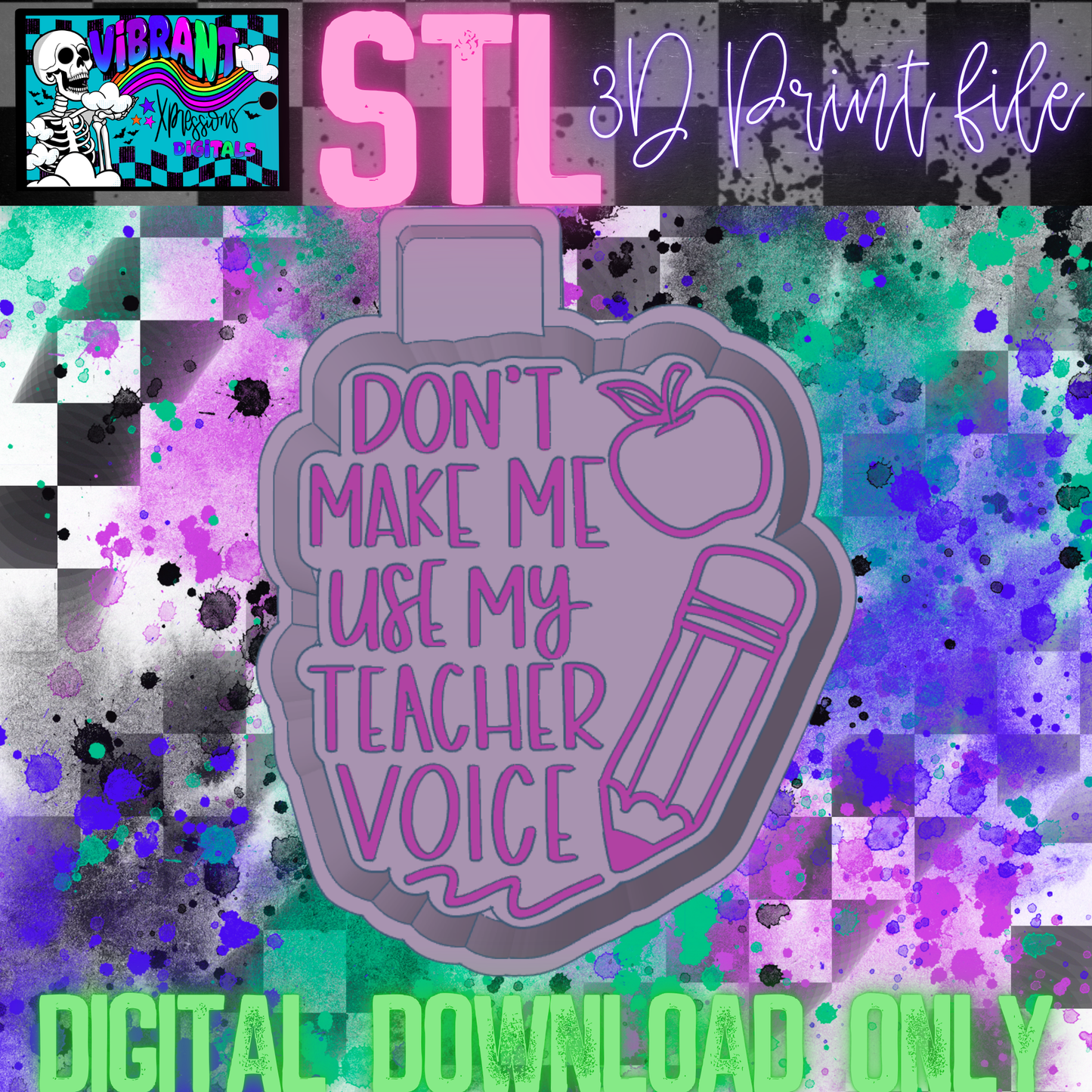 Teacher Voice Mold Maker STL File