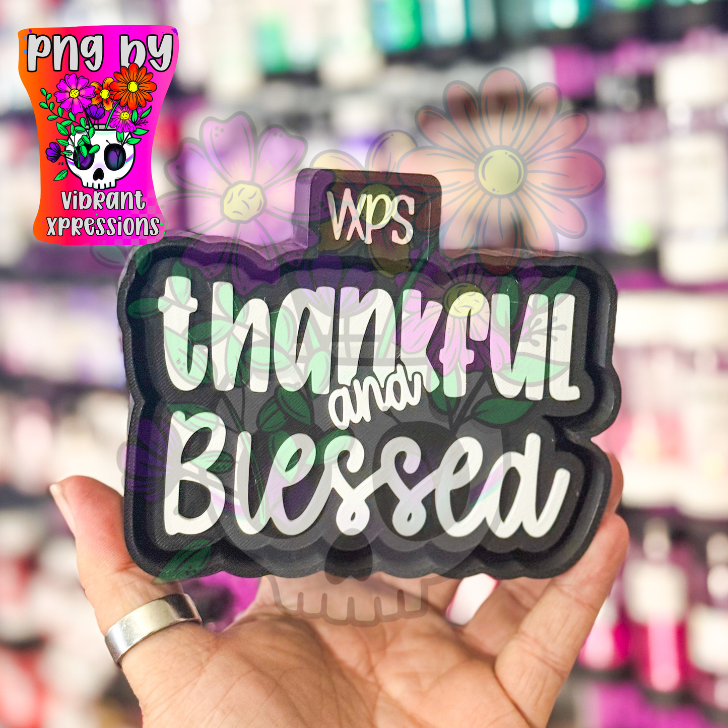 Thankful and Blessed - Freshie Mold