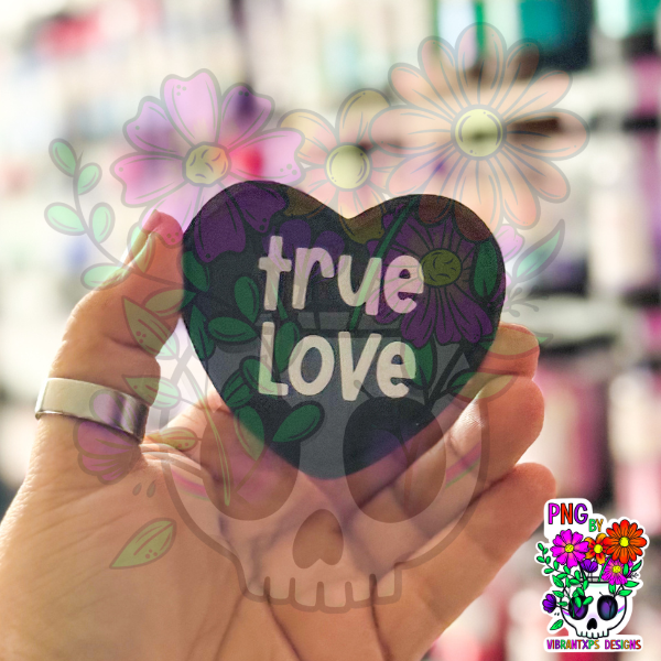 Checkered Conversation Hearts & Inserts - Freshie Mold