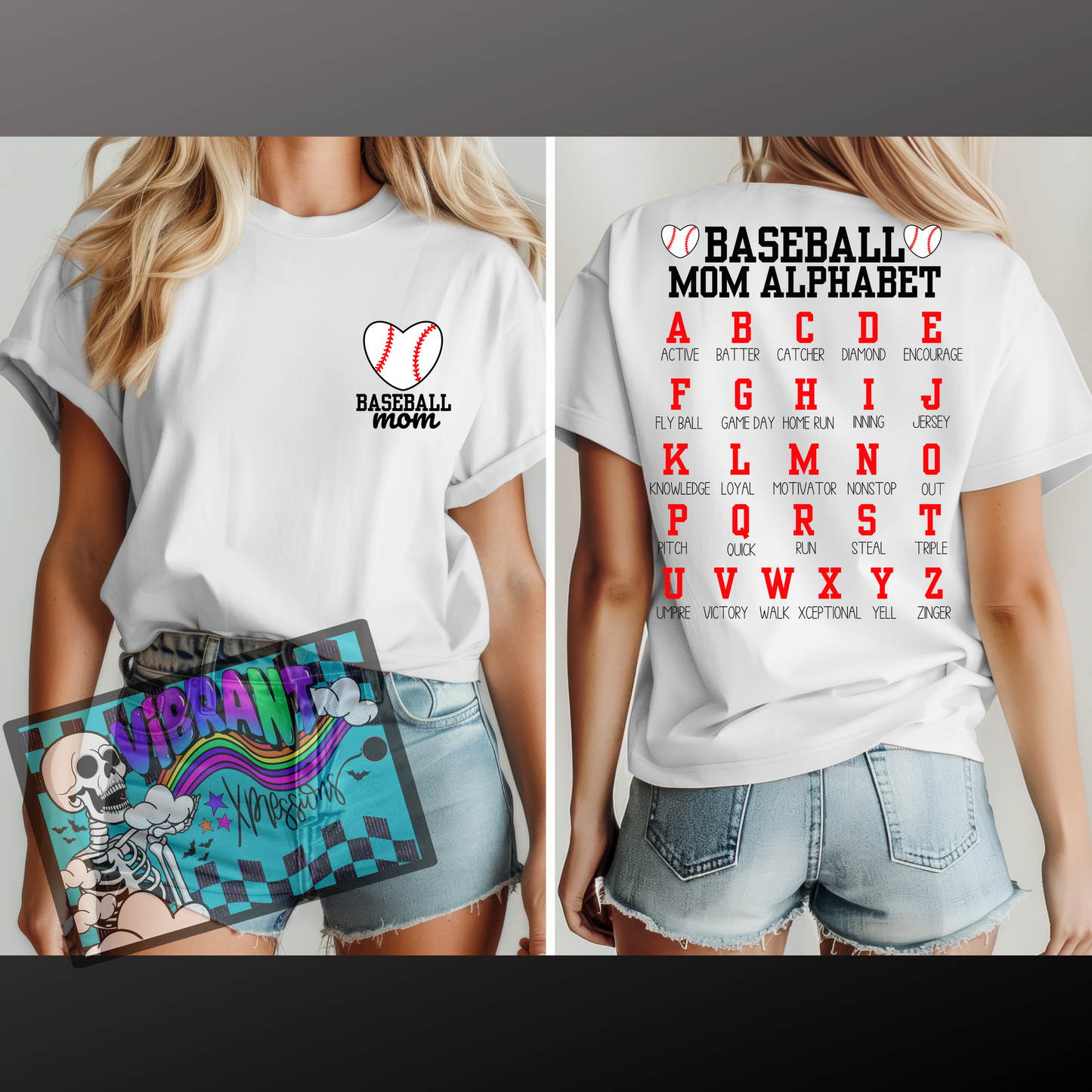 Baseball Mom Alphabet
