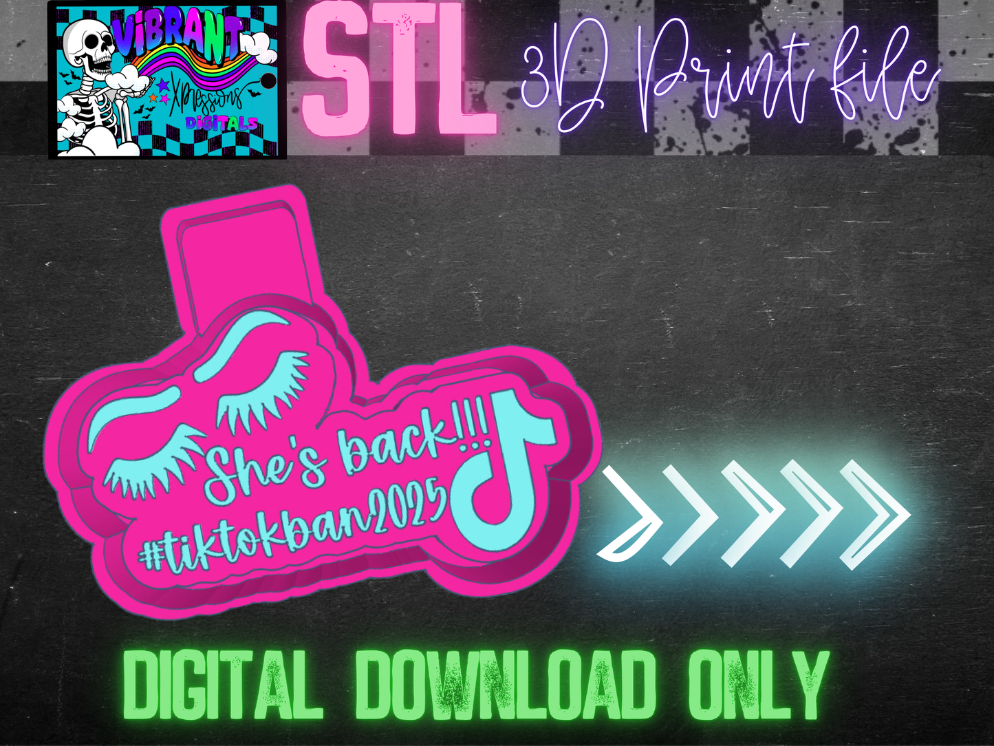 She's Back Mold Maker STL File