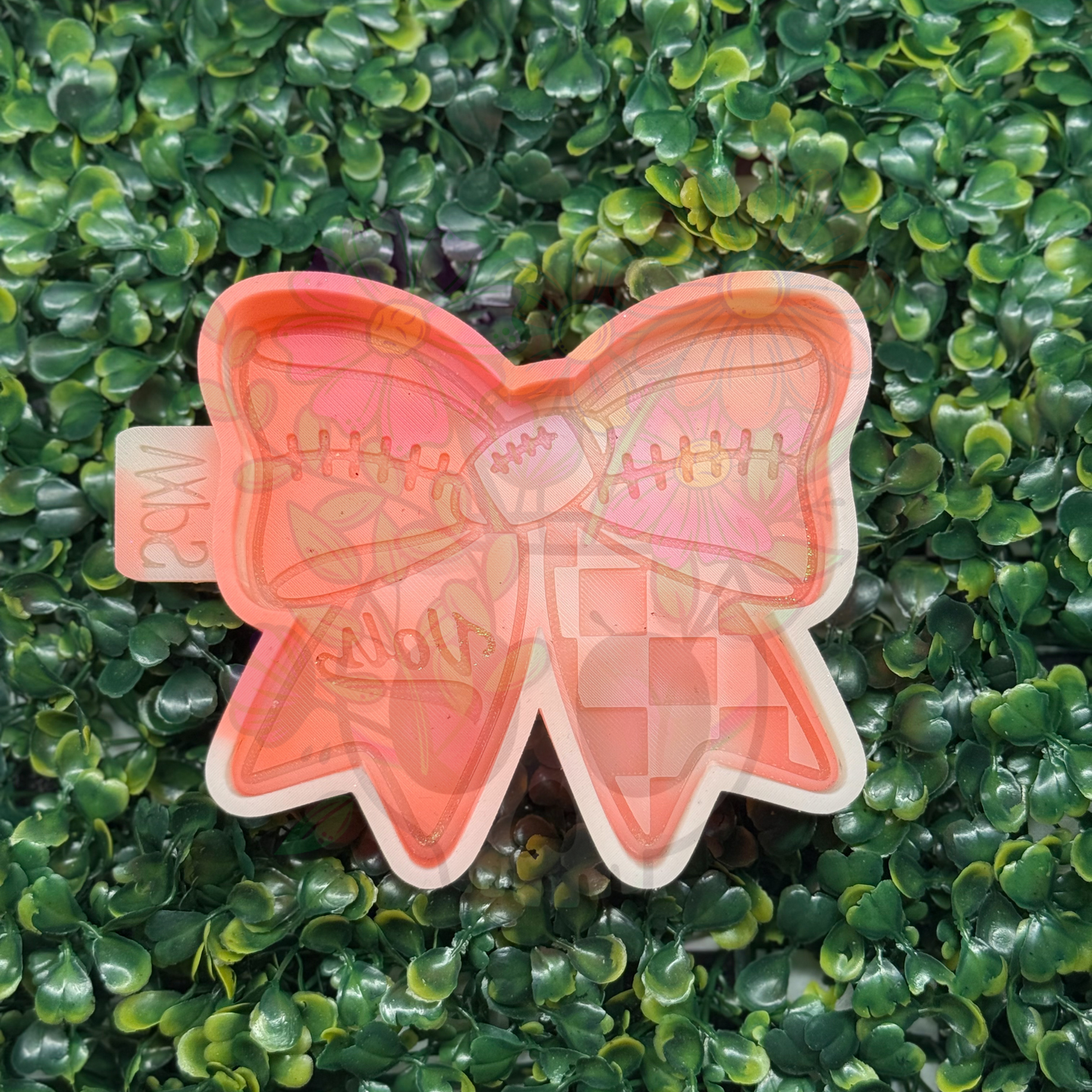 Football Ribbon Volunteer - Freshie Mold