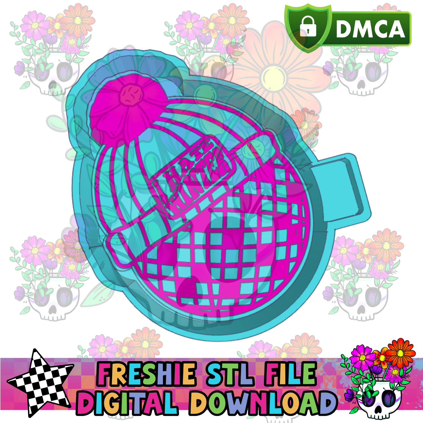 Winter Disco Beanie Mold Maker STL File