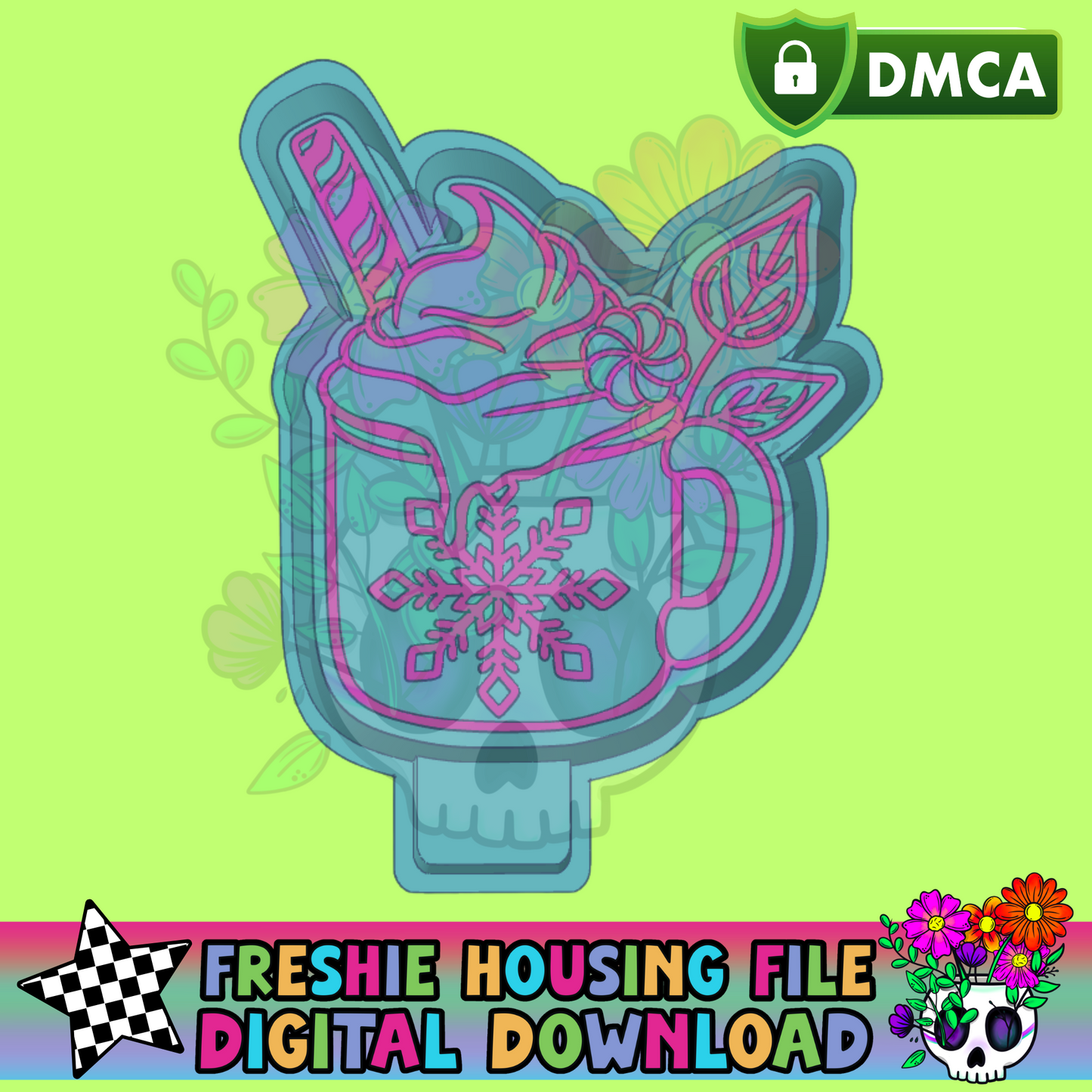 Winter Mug Mold Maker STL File