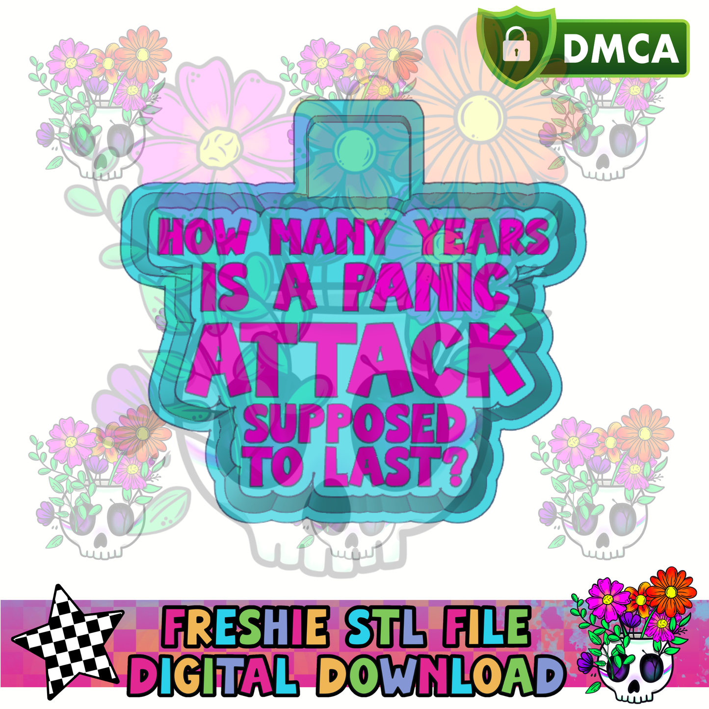 Years Panic Attack Mold Maker STL File