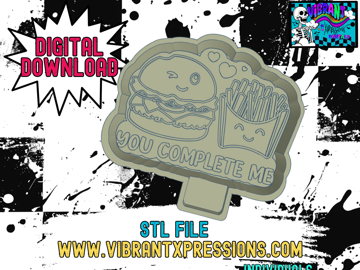 You Complete Me Mold Maker STL File