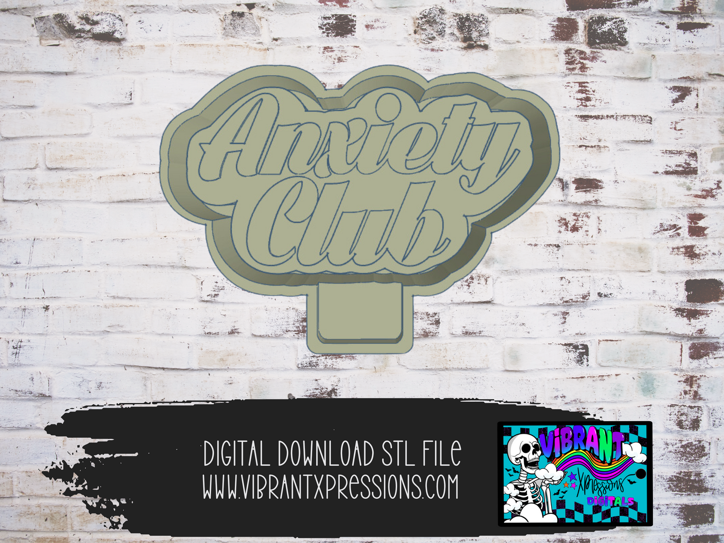Anxiety Club Mold Maker STL File
