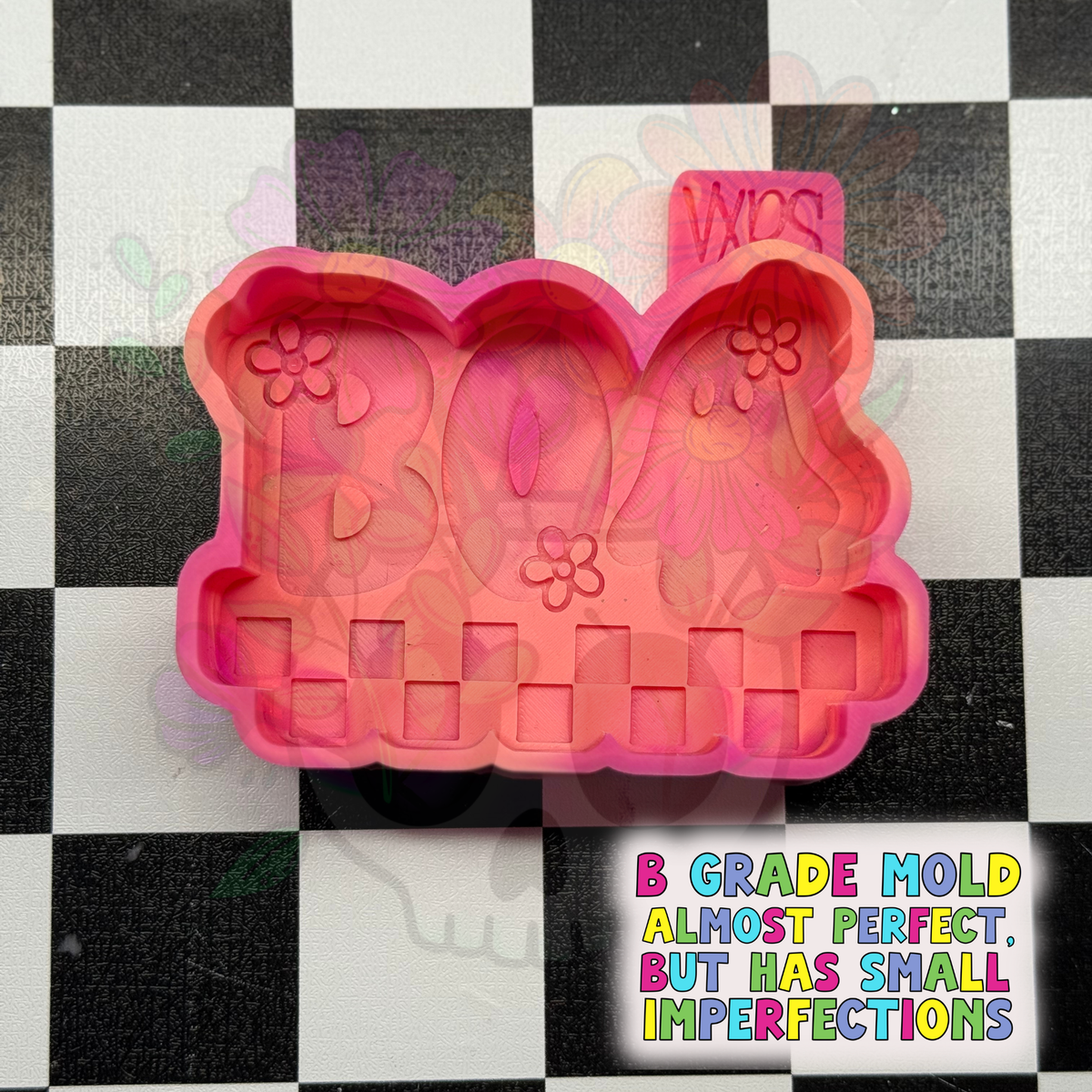 Boo Checkered Ghost - B Grade
