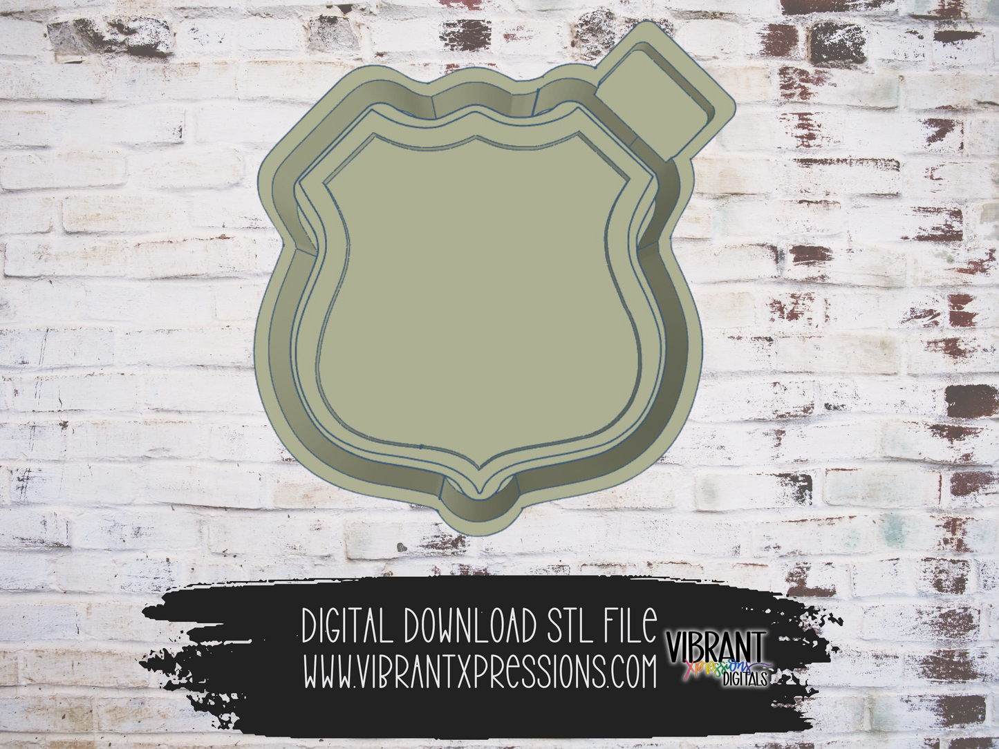 Blank Route Sign Mold Maker STL File