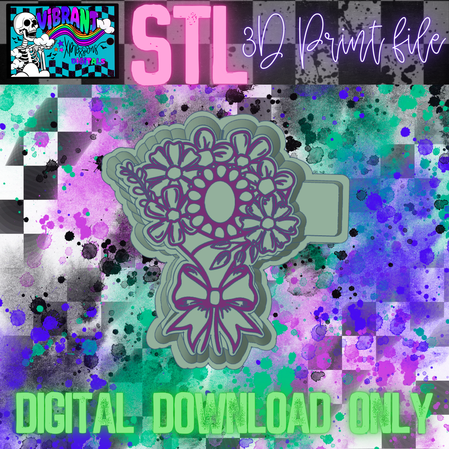 Western Bouquet STL File