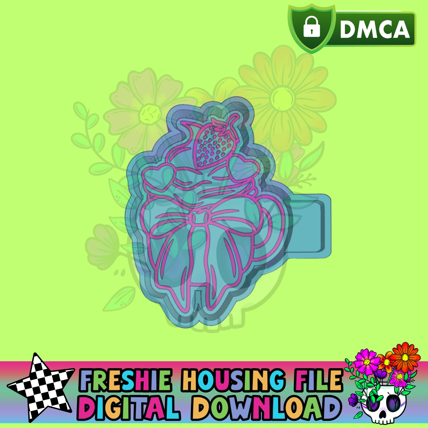 Strawberry Cocoa Mold Maker STL File