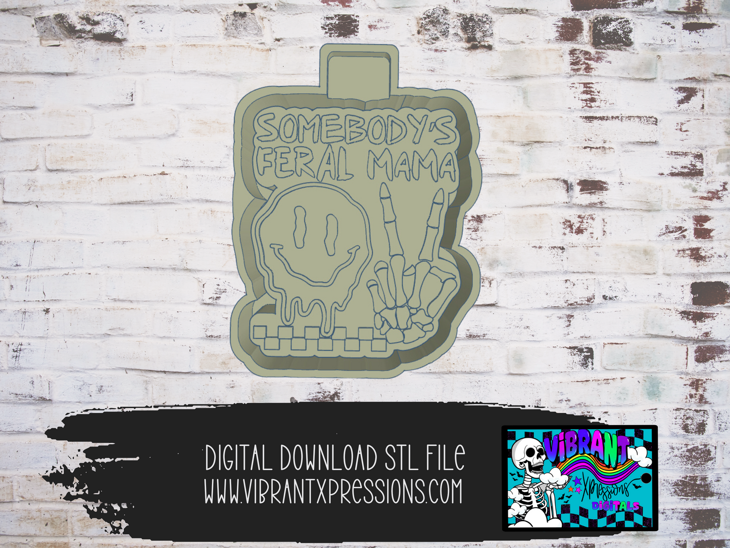 Somebody's Feral Mama Mold Maker STL File